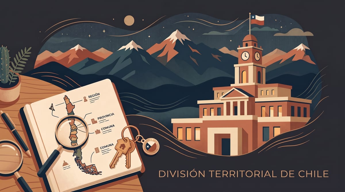 A Organização Territorial e Política do Chile